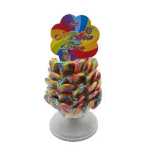 Rainbow Ball Lollipop 15gx60pcsx6stands