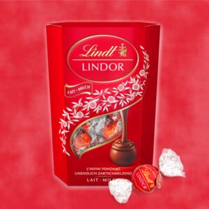 Lindt Lindor Milk Chocolate 200g/12