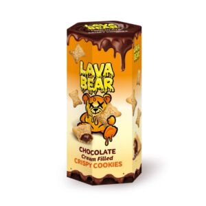 LAVA BEAR CRISPY BISCUITS CHOCOLATE FILLING 75G