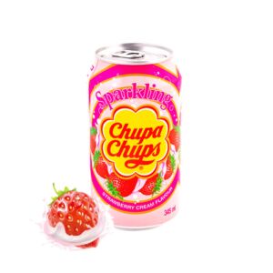 Chupa Chups Strawberry & Cream 345ml / 24