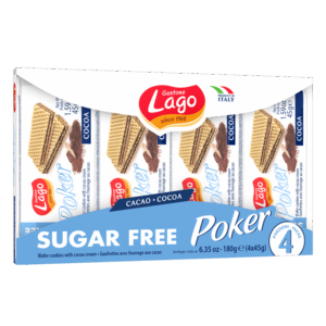 LAGO POKER SUGAR FREE COCOA 180G/16